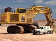 Lintrac working on a digger